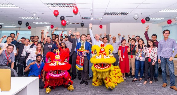 Photo from the official opening of the office in Malaysia
