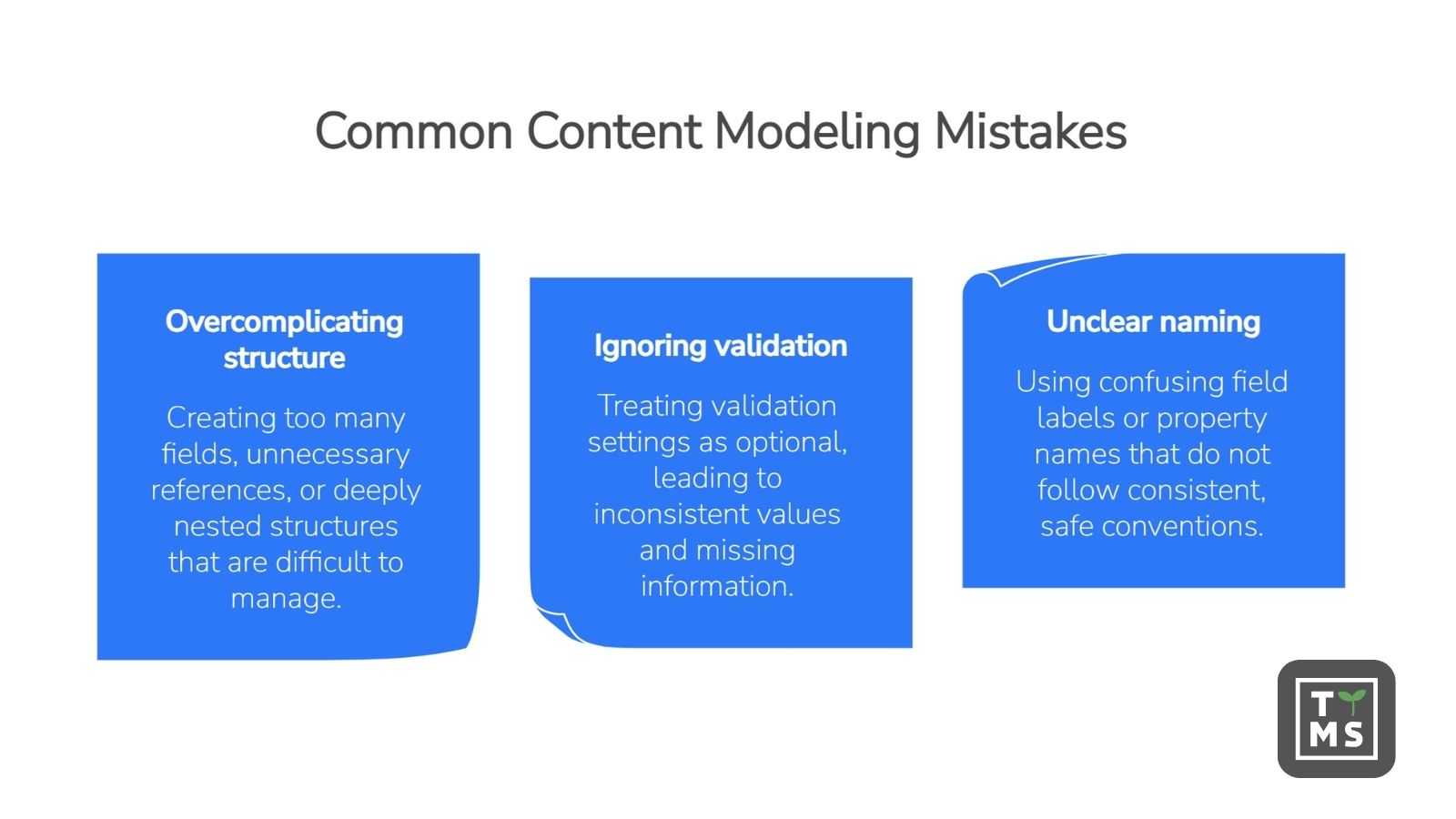 Najczęstrze błedy związane z Content Modeling w AEM