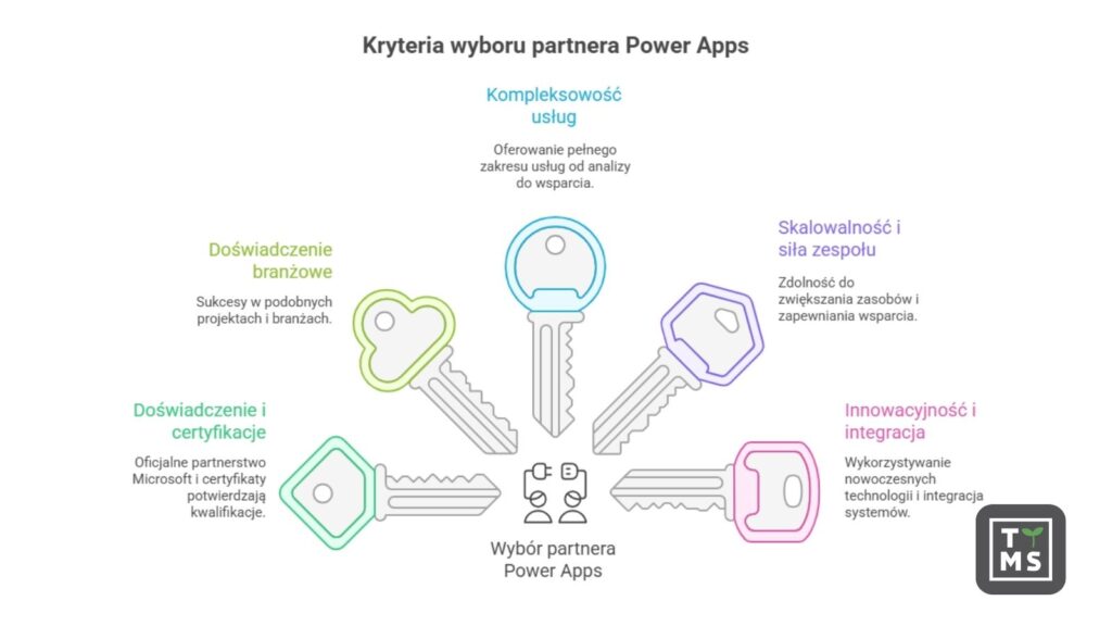 Kryteria wyboru partnera Power Apps