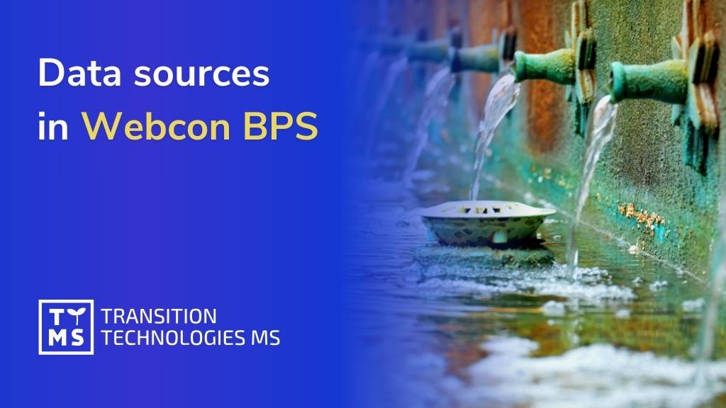 Data sources in Webcon BPS