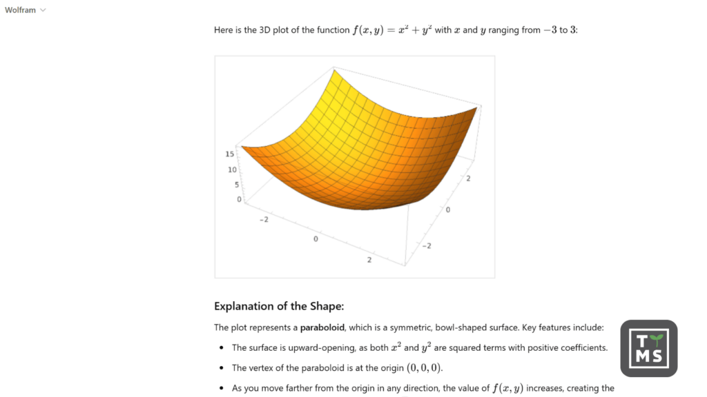 Wolfram plugin for ChatGPT