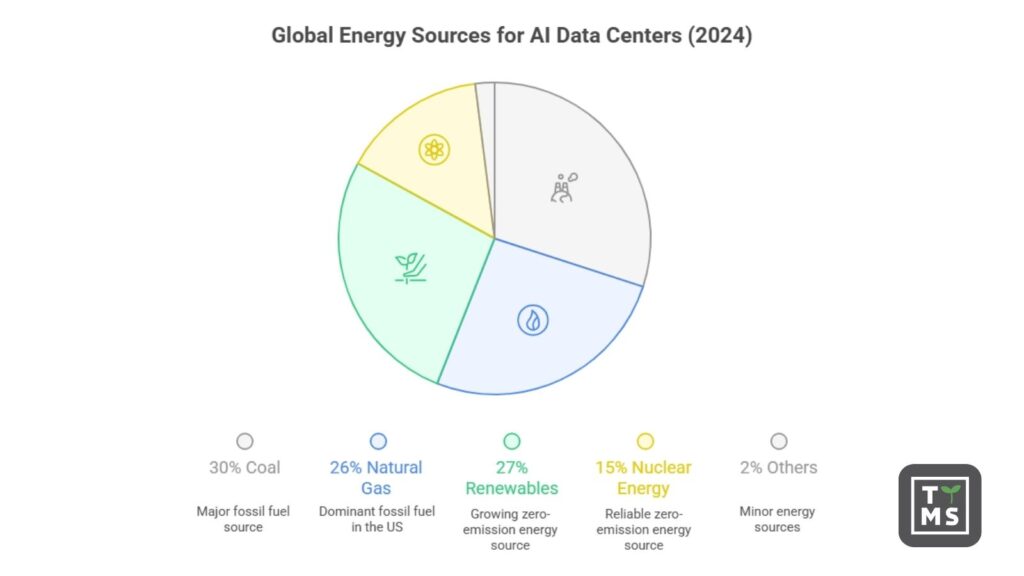 Global Energy Sources for AI Data Centers (2024)