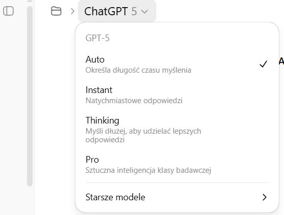 ChatGPT 5 auto mode