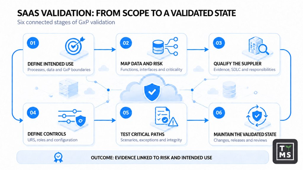 SaaS validation in pharma step by step